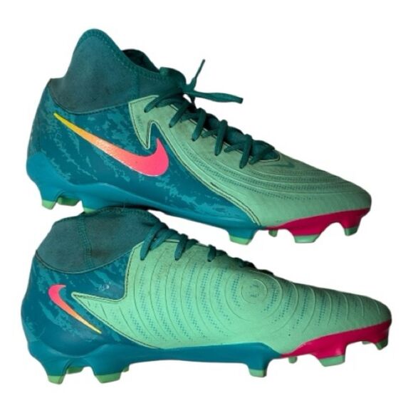 Nike Phantom Luna 2 Academy LV8 MG High Top Soccer Cleats FJ2561-300. Size 10.5. - Picture 1 of 8